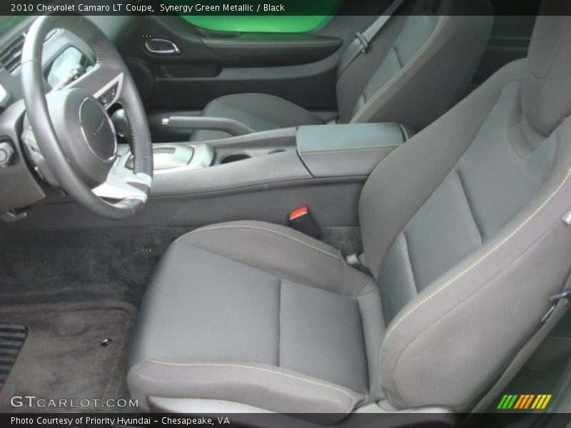 Synergy Green Metallic / Black 2010 Chevrolet Camaro LT Coupe