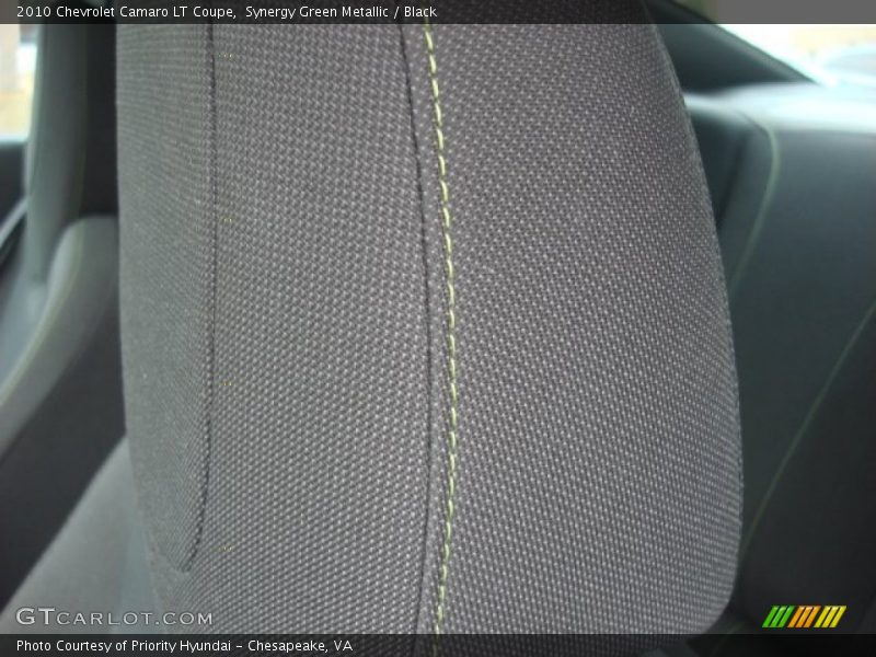 Synergy Green Metallic / Black 2010 Chevrolet Camaro LT Coupe