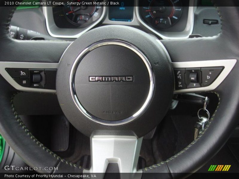 Synergy Green Metallic / Black 2010 Chevrolet Camaro LT Coupe