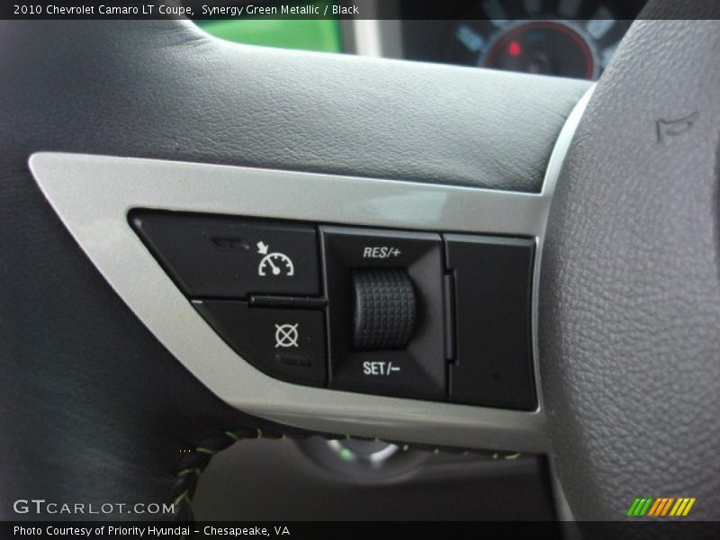 Synergy Green Metallic / Black 2010 Chevrolet Camaro LT Coupe