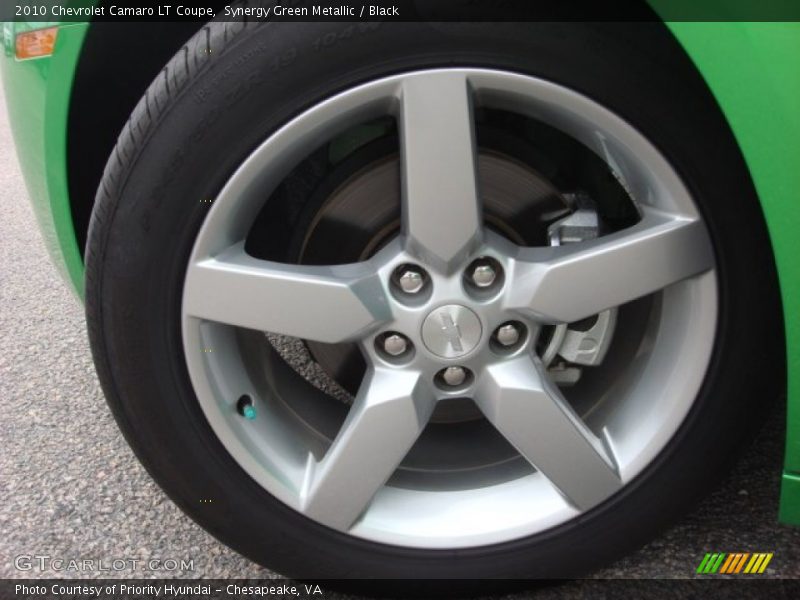 Synergy Green Metallic / Black 2010 Chevrolet Camaro LT Coupe