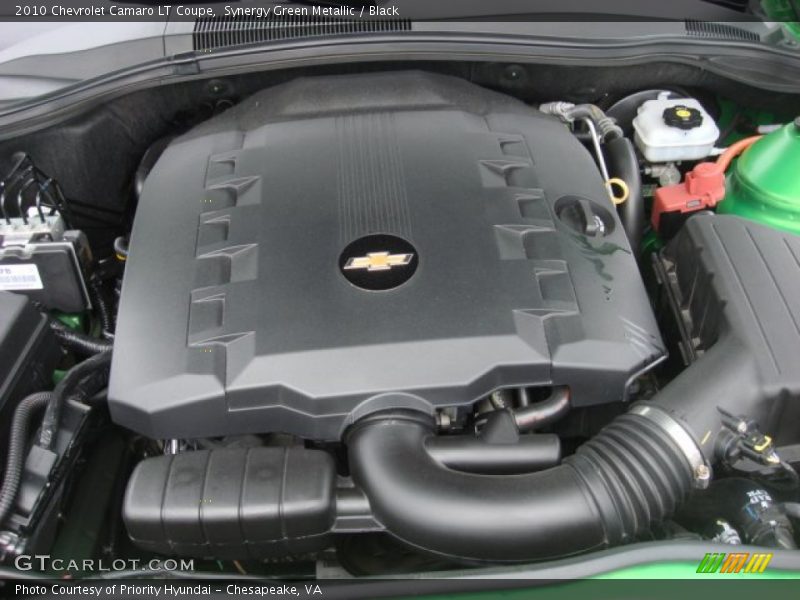 Synergy Green Metallic / Black 2010 Chevrolet Camaro LT Coupe