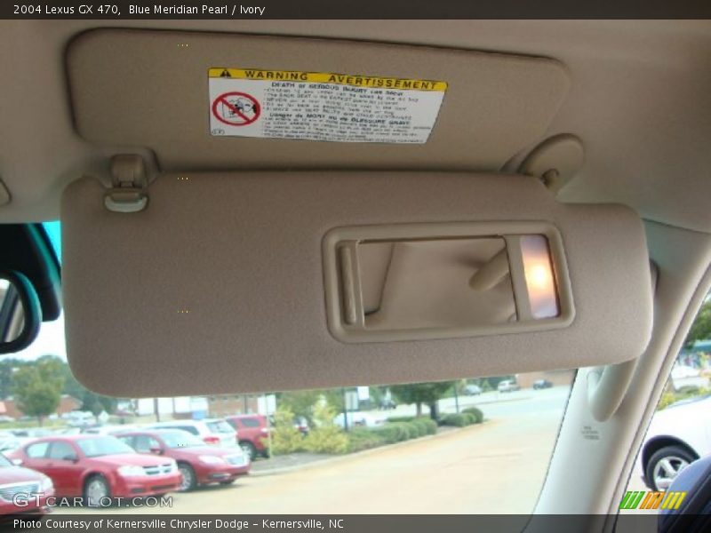 Blue Meridian Pearl / Ivory 2004 Lexus GX 470