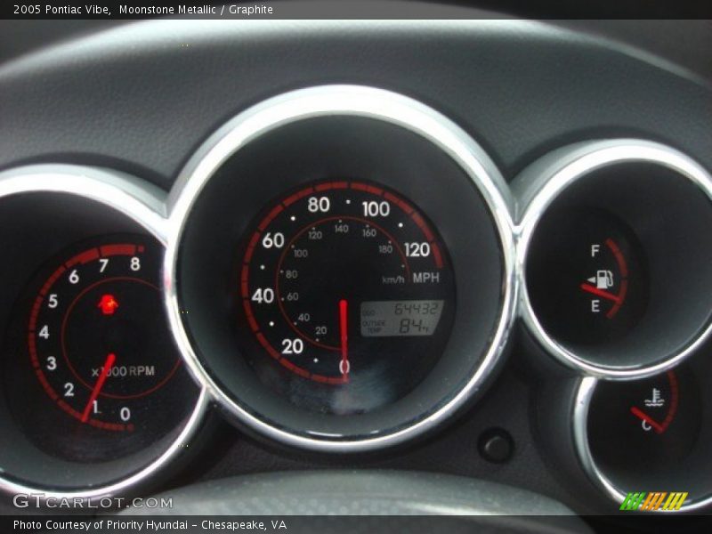 Moonstone Metallic / Graphite 2005 Pontiac Vibe