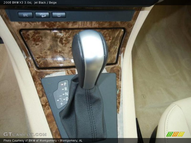 Jet Black / Beige 2008 BMW X3 3.0si