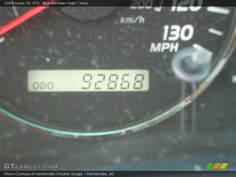 Blue Meridian Pearl / Ivory 2004 Lexus GX 470