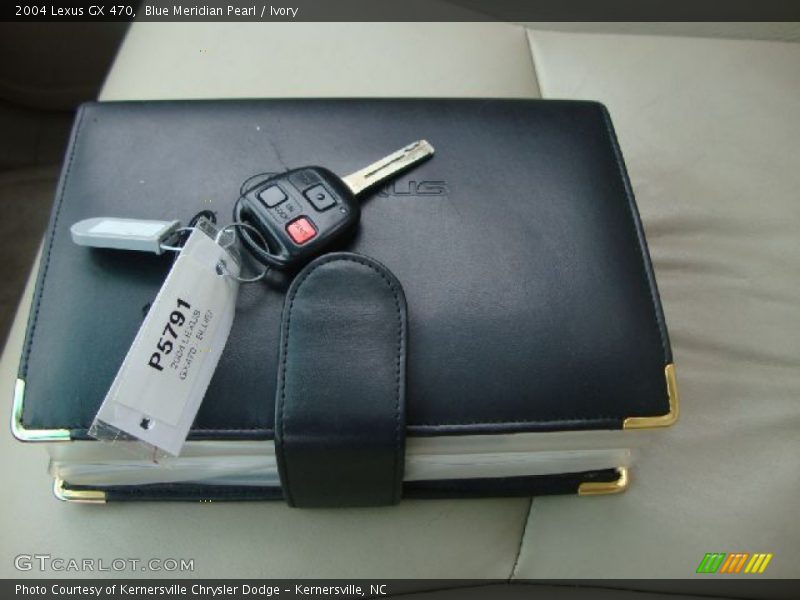 Blue Meridian Pearl / Ivory 2004 Lexus GX 470