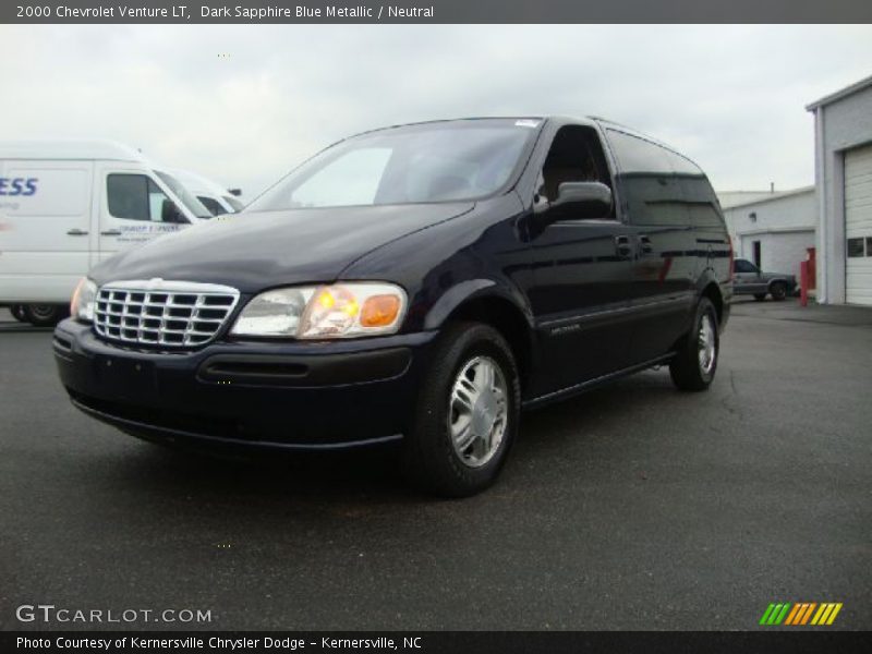 Dark Sapphire Blue Metallic / Neutral 2000 Chevrolet Venture LT