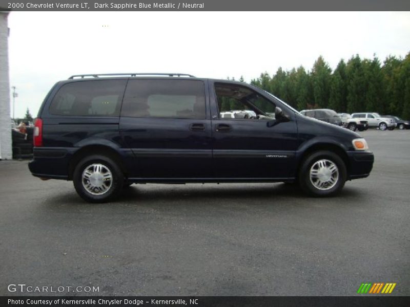 Dark Sapphire Blue Metallic / Neutral 2000 Chevrolet Venture LT