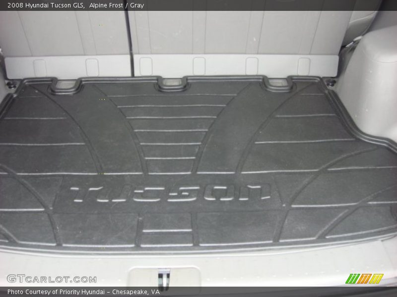 Alpine Frost / Gray 2008 Hyundai Tucson GLS