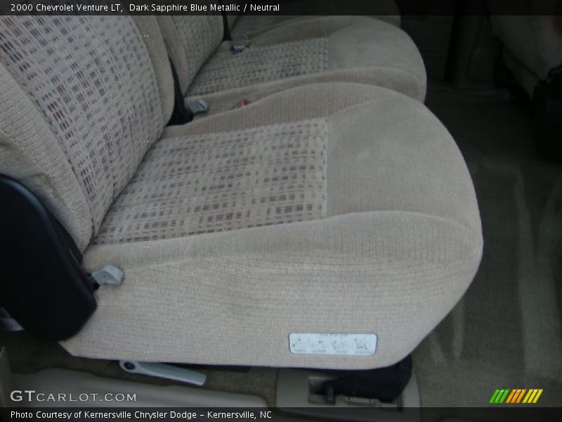 Dark Sapphire Blue Metallic / Neutral 2000 Chevrolet Venture LT