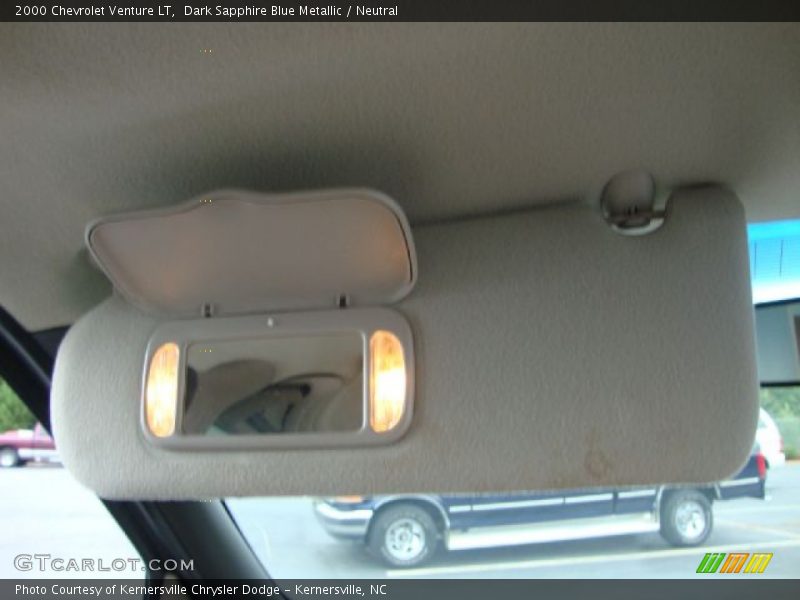 Dark Sapphire Blue Metallic / Neutral 2000 Chevrolet Venture LT