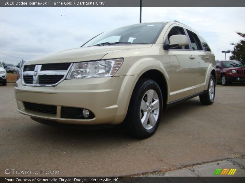 White Gold / Dark Slate Gray 2010 Dodge Journey SXT