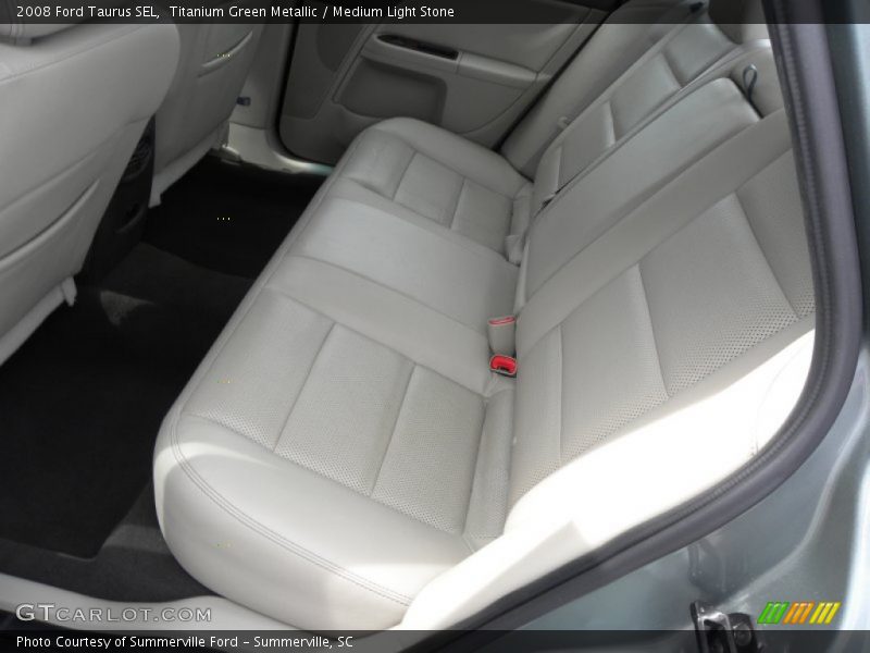 Titanium Green Metallic / Medium Light Stone 2008 Ford Taurus SEL
