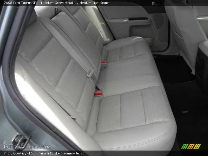 Titanium Green Metallic / Medium Light Stone 2008 Ford Taurus SEL