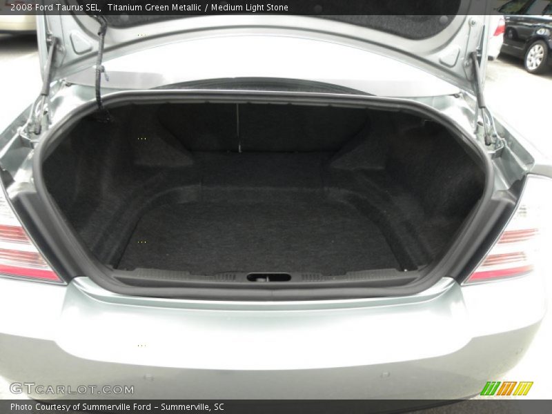 Titanium Green Metallic / Medium Light Stone 2008 Ford Taurus SEL