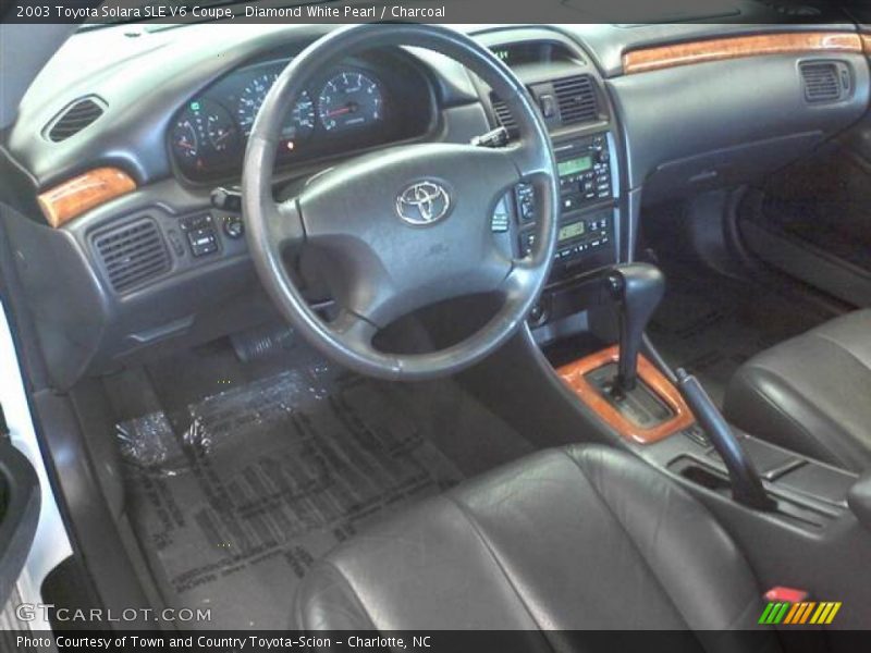  2003 Solara SLE V6 Coupe Charcoal Interior