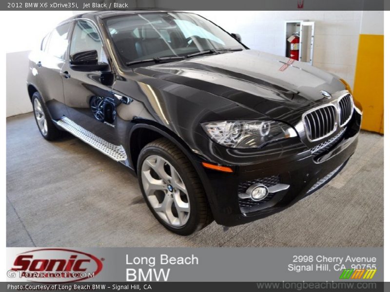Jet Black / Black 2012 BMW X6 xDrive35i