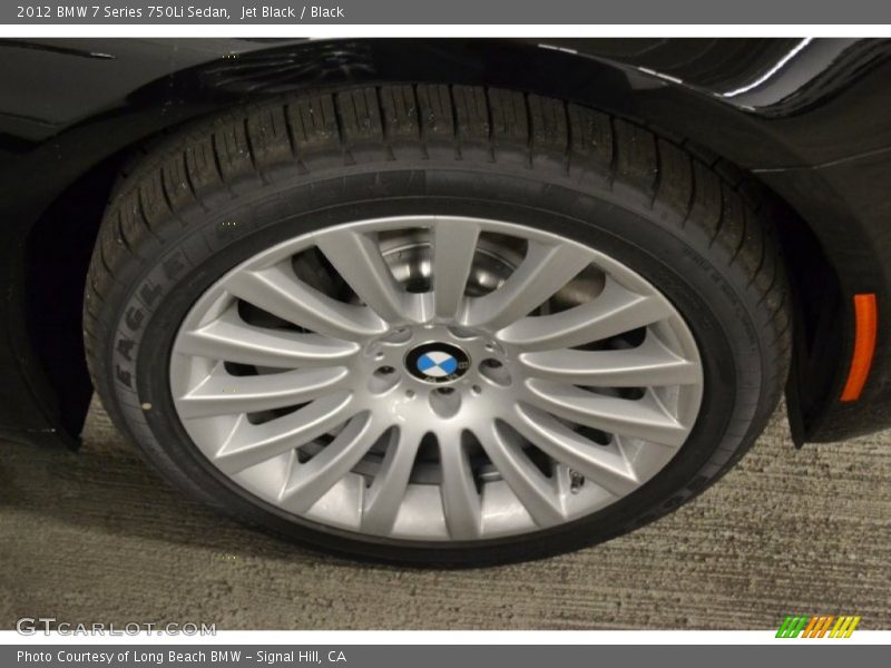 Jet Black / Black 2012 BMW 7 Series 750Li Sedan