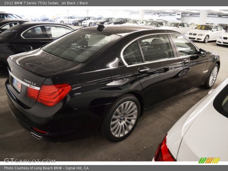 Jet Black / Black 2012 BMW 7 Series 750Li Sedan