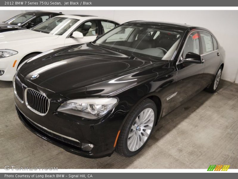 Jet Black / Black 2012 BMW 7 Series 750Li Sedan