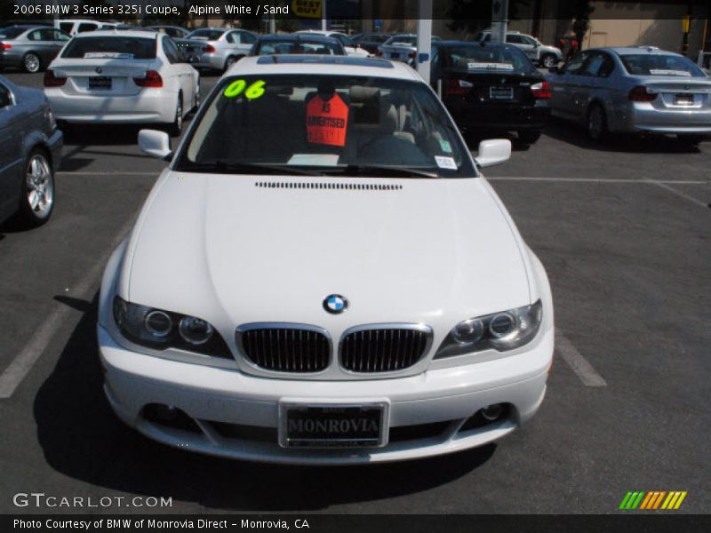 Alpine White / Sand 2006 BMW 3 Series 325i Coupe