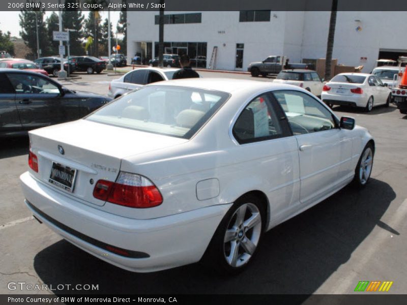 Alpine White / Sand 2006 BMW 3 Series 325i Coupe