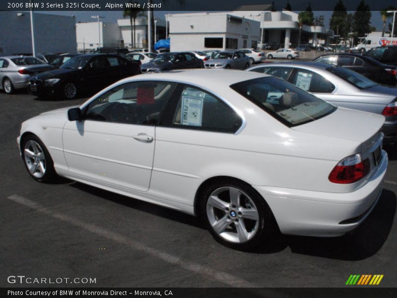 Alpine White / Sand 2006 BMW 3 Series 325i Coupe