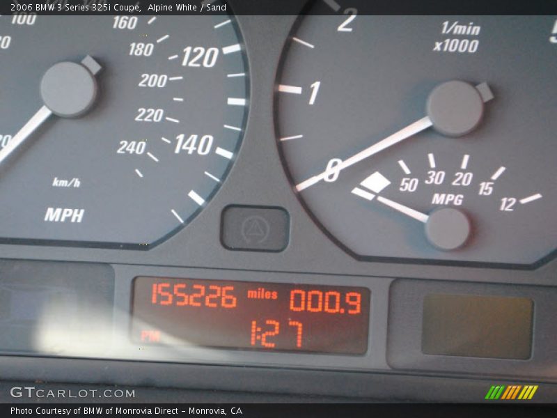 Alpine White / Sand 2006 BMW 3 Series 325i Coupe