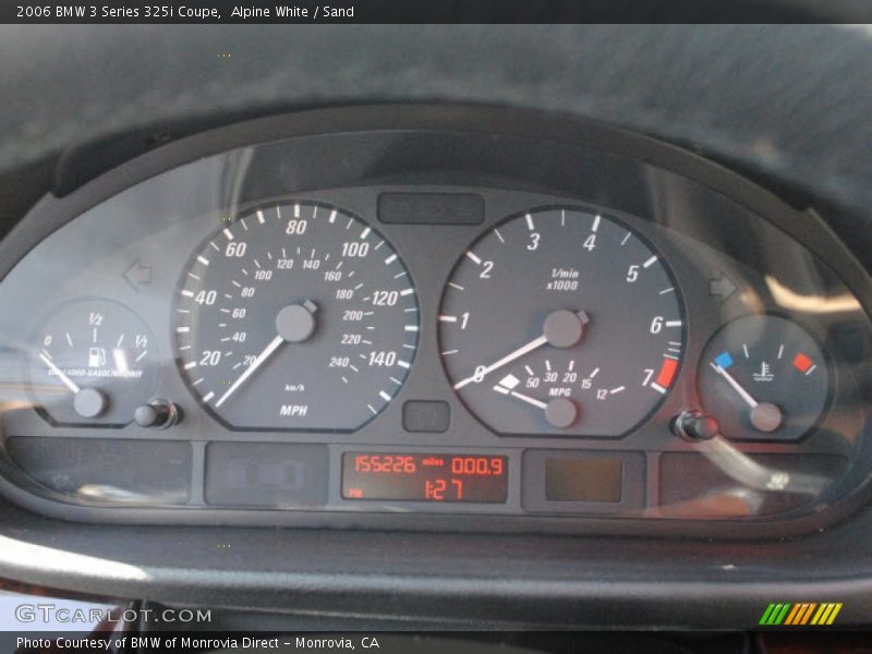 Alpine White / Sand 2006 BMW 3 Series 325i Coupe