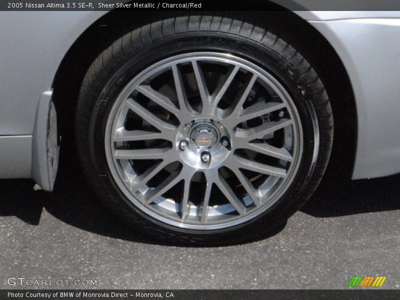 Sheer Silver Metallic / Charcoal/Red 2005 Nissan Altima 3.5 SE-R