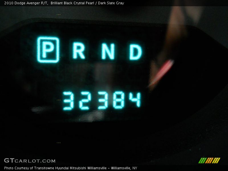 Brilliant Black Crystal Pearl / Dark Slate Gray 2010 Dodge Avenger R/T