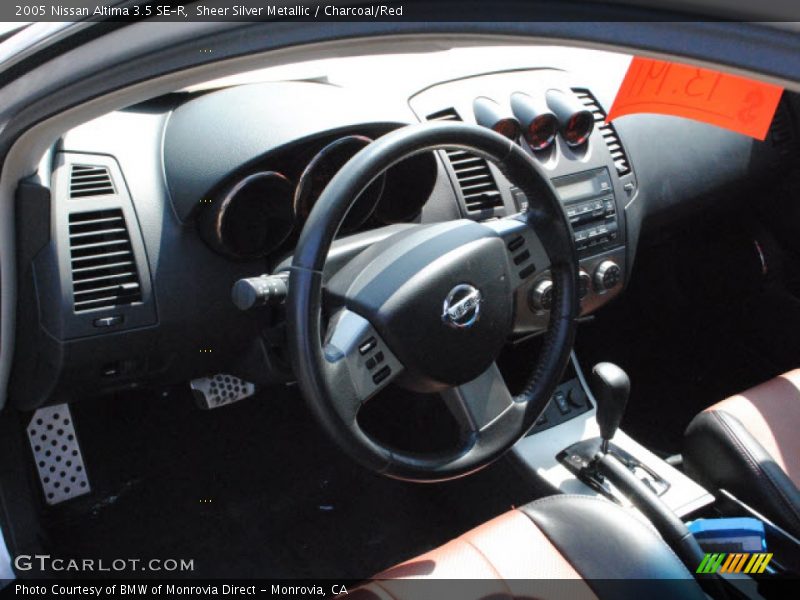 Sheer Silver Metallic / Charcoal/Red 2005 Nissan Altima 3.5 SE-R
