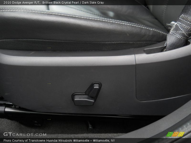 Brilliant Black Crystal Pearl / Dark Slate Gray 2010 Dodge Avenger R/T
