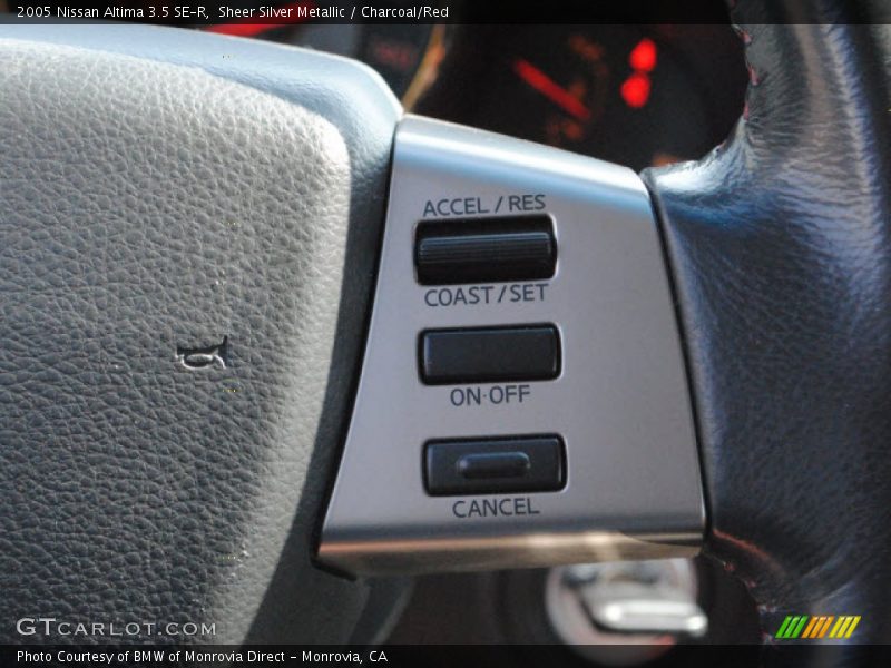 Sheer Silver Metallic / Charcoal/Red 2005 Nissan Altima 3.5 SE-R