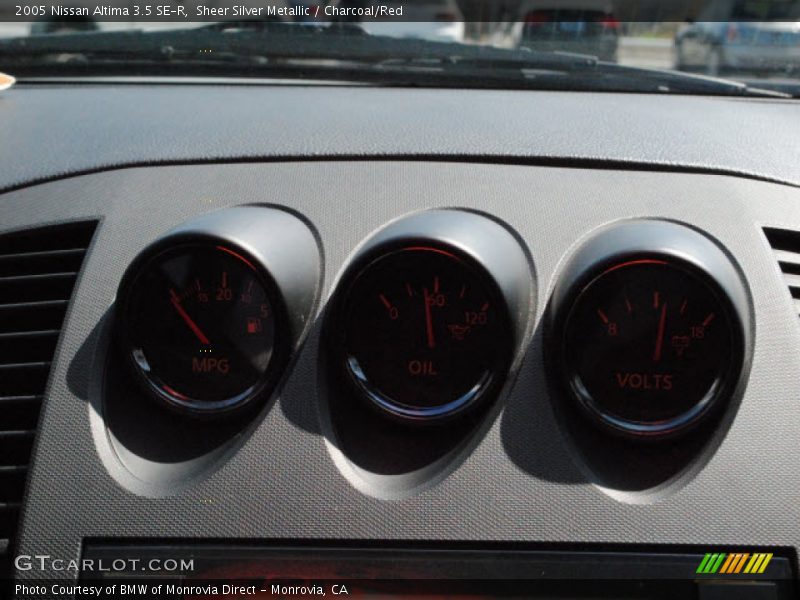Sheer Silver Metallic / Charcoal/Red 2005 Nissan Altima 3.5 SE-R