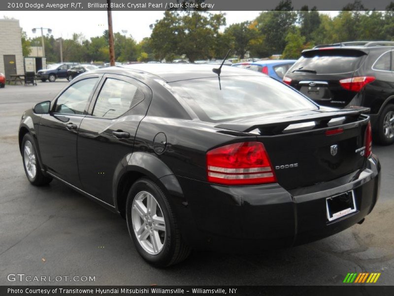 Brilliant Black Crystal Pearl / Dark Slate Gray 2010 Dodge Avenger R/T