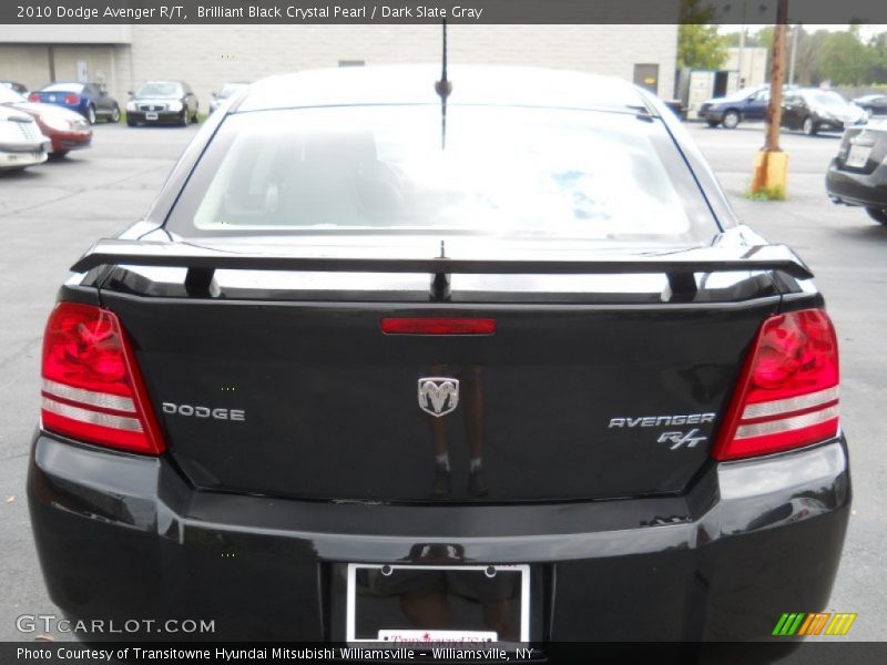Brilliant Black Crystal Pearl / Dark Slate Gray 2010 Dodge Avenger R/T