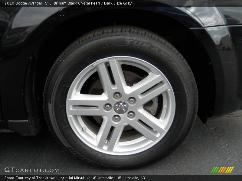 Brilliant Black Crystal Pearl / Dark Slate Gray 2010 Dodge Avenger R/T