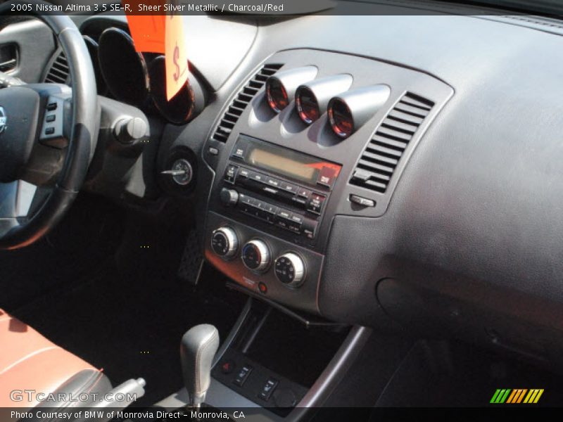Sheer Silver Metallic / Charcoal/Red 2005 Nissan Altima 3.5 SE-R