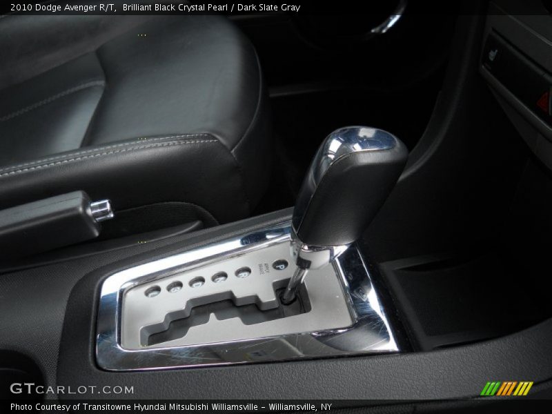 Brilliant Black Crystal Pearl / Dark Slate Gray 2010 Dodge Avenger R/T