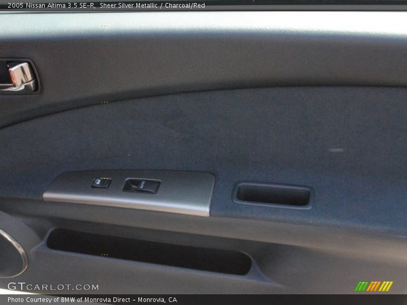 Sheer Silver Metallic / Charcoal/Red 2005 Nissan Altima 3.5 SE-R