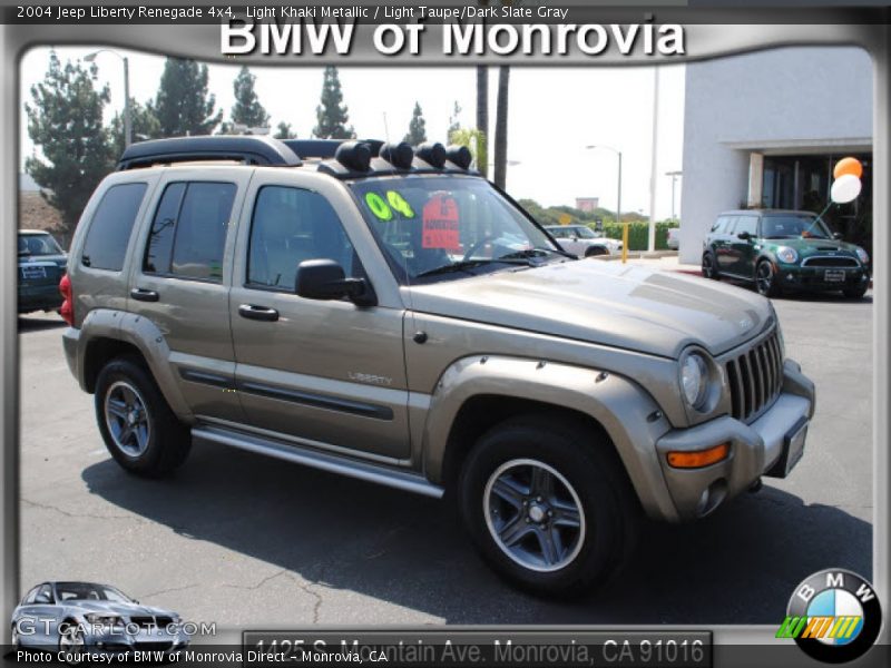 Light Khaki Metallic / Light Taupe/Dark Slate Gray 2004 Jeep Liberty Renegade 4x4