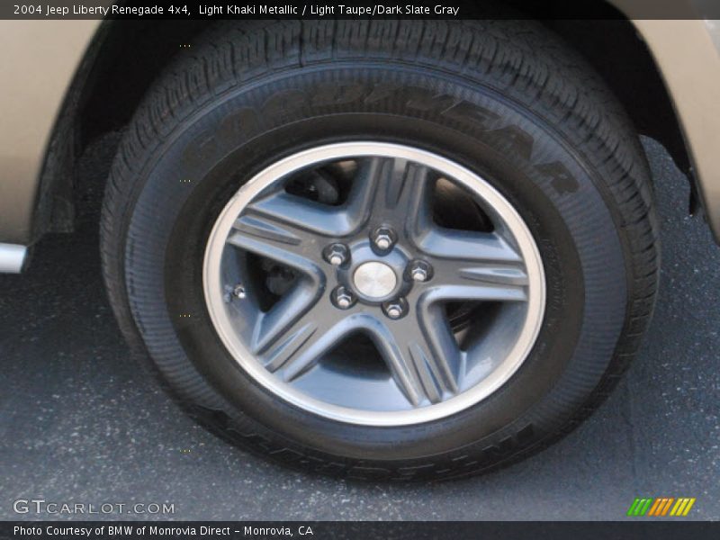 Light Khaki Metallic / Light Taupe/Dark Slate Gray 2004 Jeep Liberty Renegade 4x4