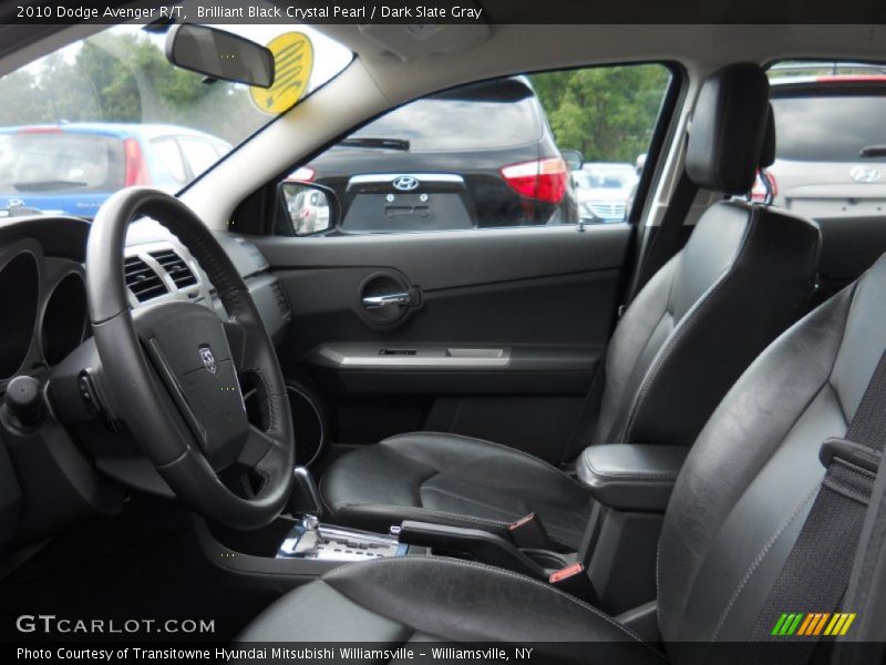 Brilliant Black Crystal Pearl / Dark Slate Gray 2010 Dodge Avenger R/T