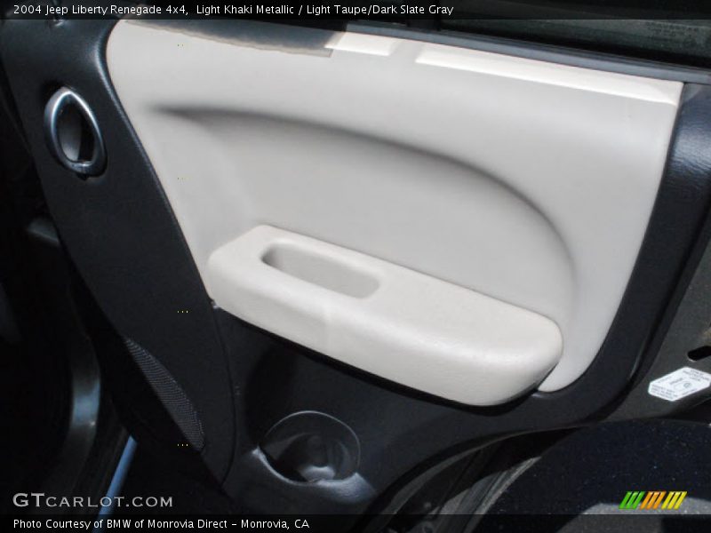 Light Khaki Metallic / Light Taupe/Dark Slate Gray 2004 Jeep Liberty Renegade 4x4