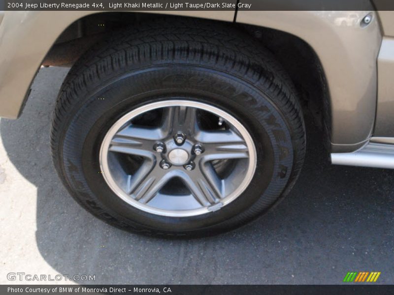 Light Khaki Metallic / Light Taupe/Dark Slate Gray 2004 Jeep Liberty Renegade 4x4