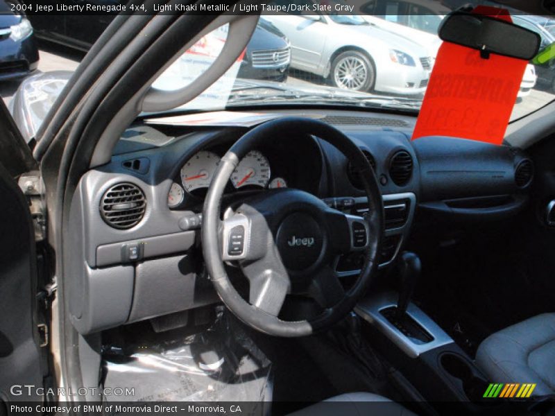 Light Khaki Metallic / Light Taupe/Dark Slate Gray 2004 Jeep Liberty Renegade 4x4