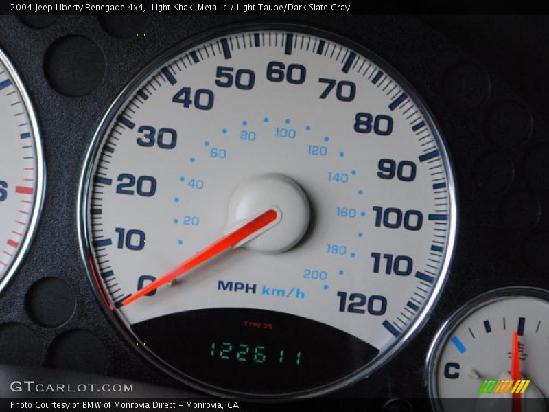 Light Khaki Metallic / Light Taupe/Dark Slate Gray 2004 Jeep Liberty Renegade 4x4