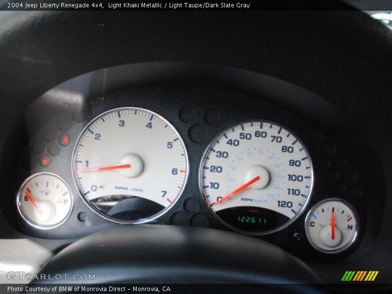 Light Khaki Metallic / Light Taupe/Dark Slate Gray 2004 Jeep Liberty Renegade 4x4